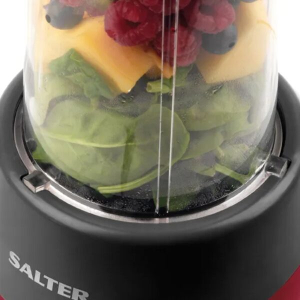 Salter EK2002V2 Nutri Pro Blender 1200W Red - Image 2