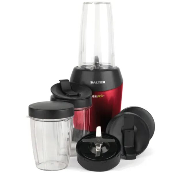 Salter EK2002V2 Nutri Pro Blender 1200W Red - Image 4