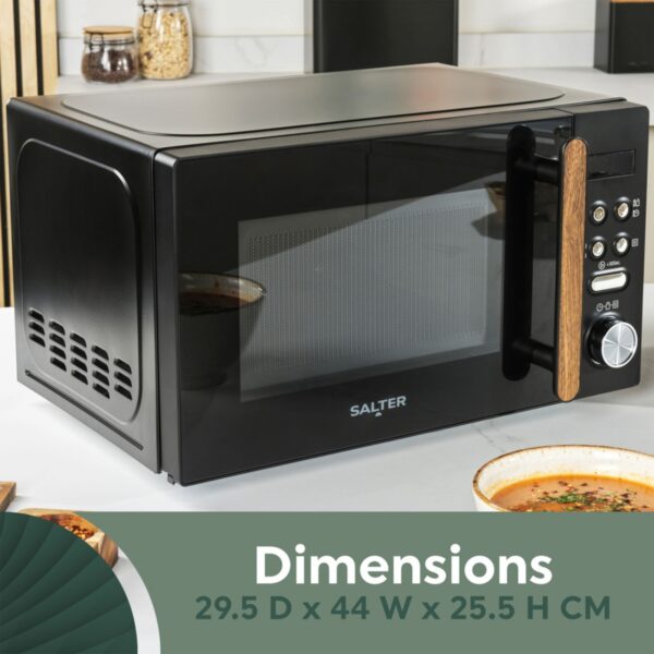 Salter EK5932BLK Toronto 20L Digital Microwave Black - Image 3