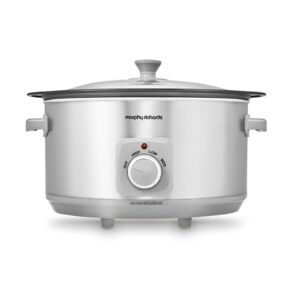 Morphy Richards Sear And Stew 6.5l Slow Cooker  Aluminium BD Morphy Richards Sear And Stew 6.5l Slow Cooker  Aluminium BD