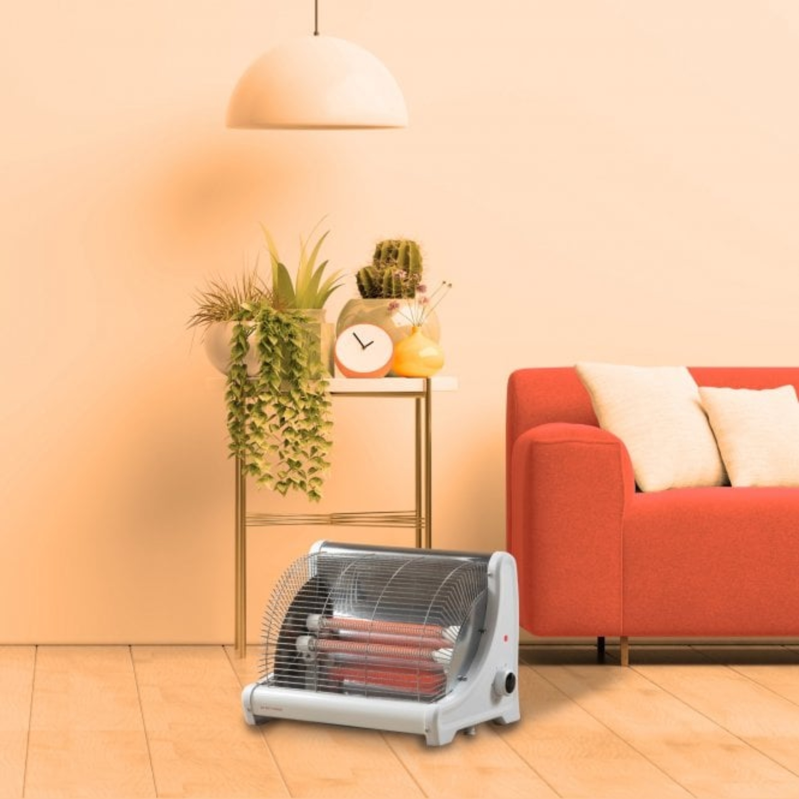 Daewoo HEA1893GE 1200W 2 Bar Ceramic Heater White Daewoo HEA1893GE 1200W 2 Bar Ceramic Heater White - Image 2