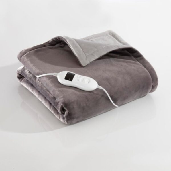 Daewoo Dreamz Heated Throw Blanket Grey