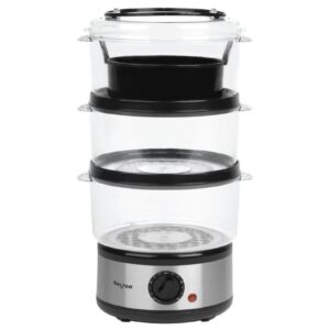 Salter 7.5L 3 Tier Steamer Silver