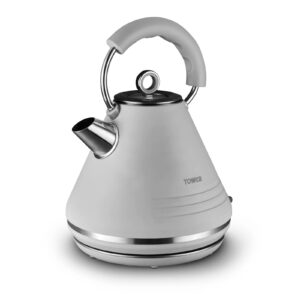 Tower Ash Pyramid Kettle Grey
