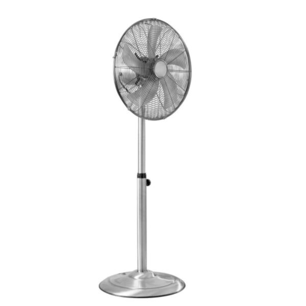 Daewoo COL1608 Quiet Noise 16 Inch Pedestal Fan Chrome - Image 2