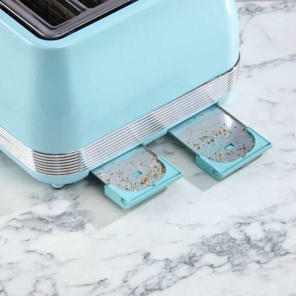 Daewoo SDA2529 Baltimore Collection 4 Slice Toaster With High Lift Blue - Image 3