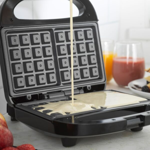 Progress EK5852P Double Waffle Maker Black - Image 2
