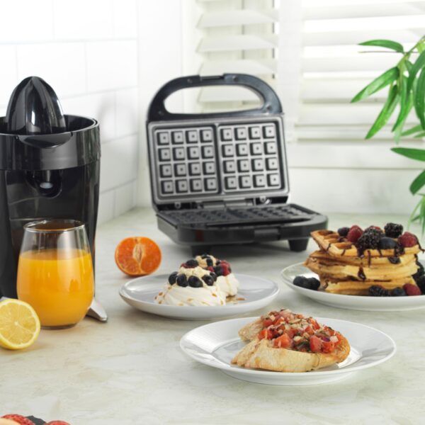 Progress EK5852P Double Waffle Maker Black - Image 4