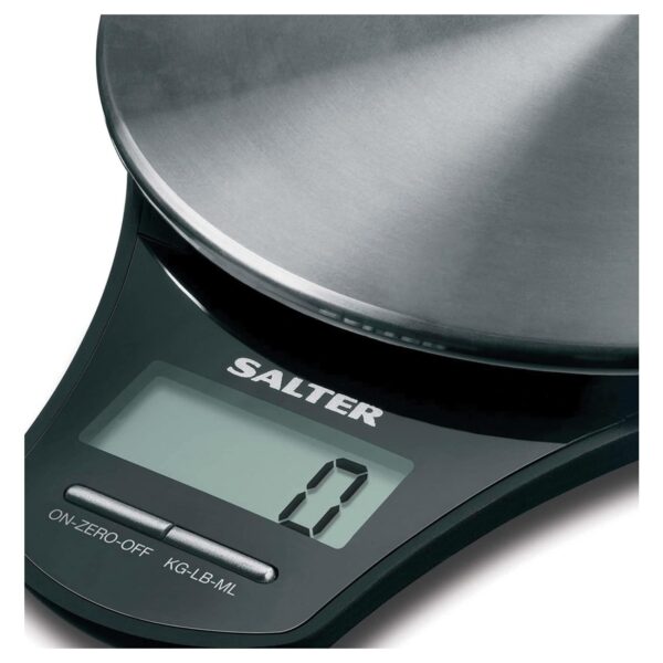 Salter 1035SSBKDRC Round Electronic Kitchen Scale