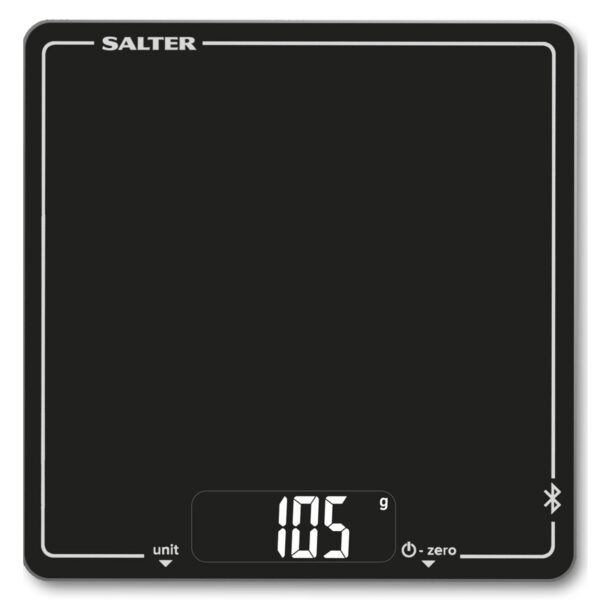 Salter 1193 BKDR Bluetooth Electronic Kitchen Scale Black