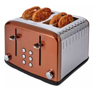 Home 4 Slice Toaster – Copper