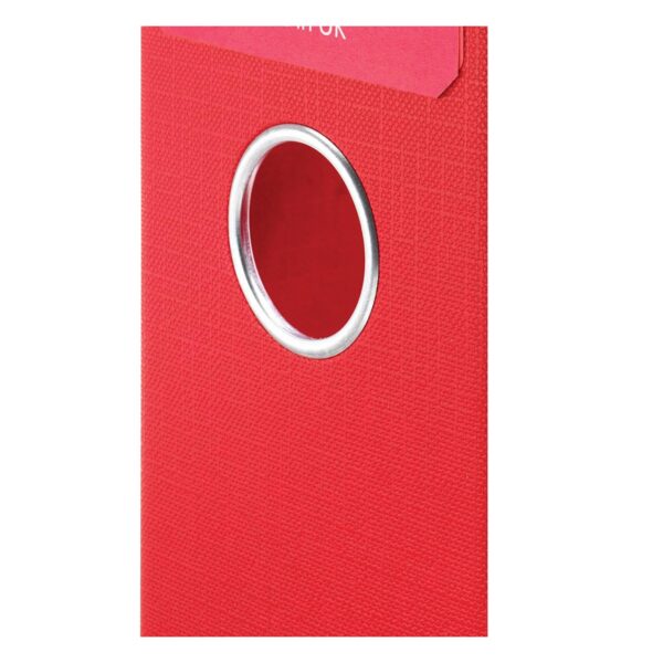 REXEL 28248EAST  Colorado A4 Red Mini Arch Folders Box Of 10 - Image 3