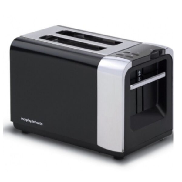 Morphy Richards 44243 Metallic  Toaster 2 Slice Black
