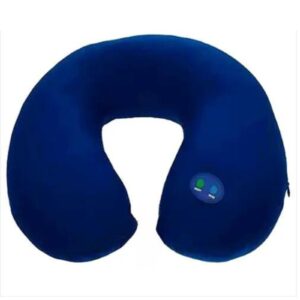 U-Shaped Neck Rest Massager Pillow Blue