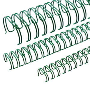 GBC A4 Wire Binding Elements (3:1 Pitch) – Green (Box of 250)