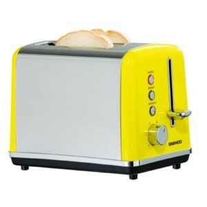 Daewoo Soho 2 Slice Toaster Yellow