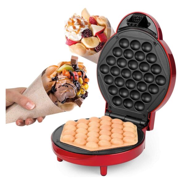 American Originals EK2551OAR Bubble Waffle Maker Red