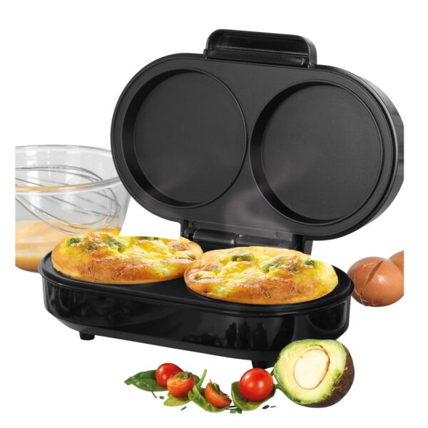 Progress  EK4213SP Dual Omelette Maker Black