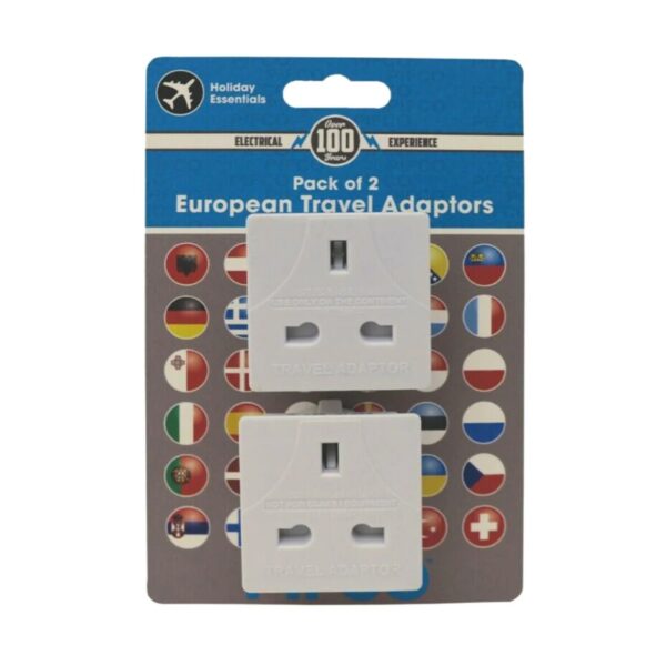 Pifco ELA1142 UK to EU Travel Adapters