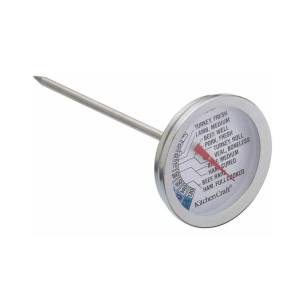 Kitchencraft Meat Thermometer Silver