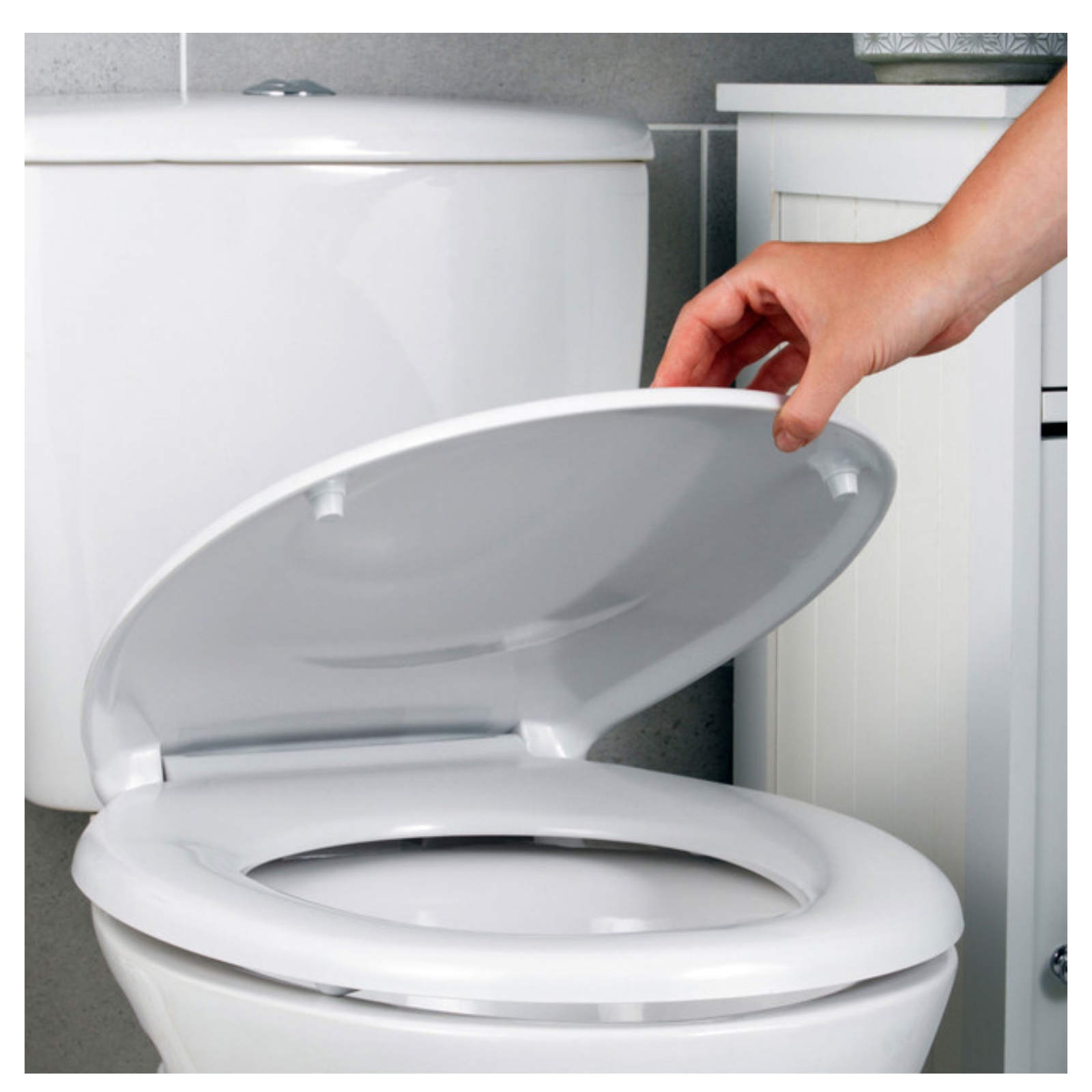 Beldray LA030252FEU7 Soft- Close Duroplastic Toilet Seat White Beldray LA030252FEU7 Soft- Close Duroplastic Toilet Seat White - Image 2