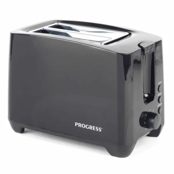 Progress Two-Slice 750W Toaster with Slide-Out Crumb Tray Black