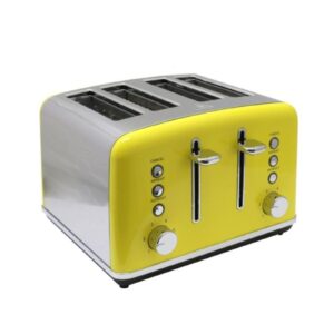 Daewoo SDA1997  Soho  Four Slice Toaster Yellow