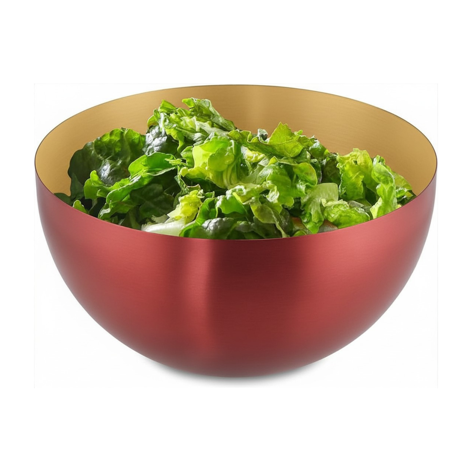 Crimson & Gilded Luxury Metallic Serving Bowl