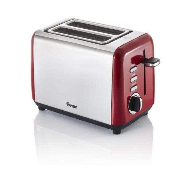 Swan ST14051RN TownHouse 2 Slice Toaster Red