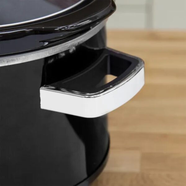 Tower T16019BL 6.5L Stainless Steel Slow Cooker Black - Image 3