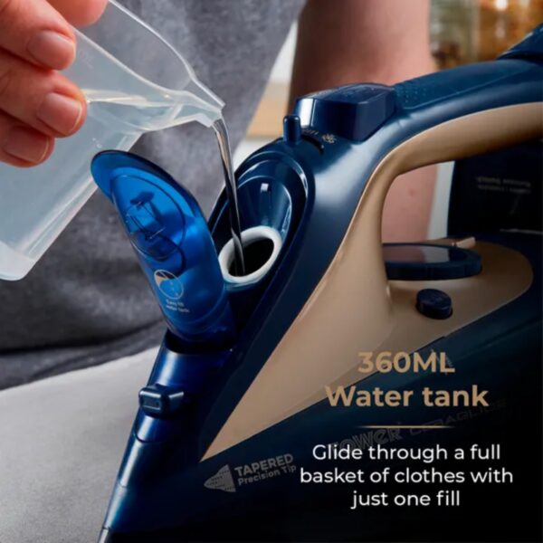 Tower T22008BLG 2400W Corded + Cordless Steam Iron Blue - Image 4