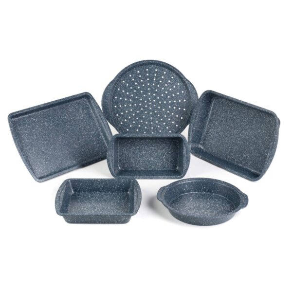 Russell Hobbs 5437 Nightfall Stone Non- Stick Coated 6pce Bakeware Set Blue