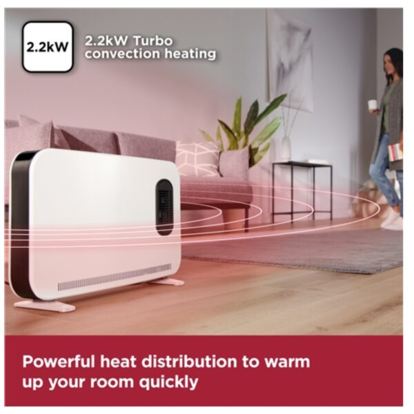 Black & Decker BXCV41014GB 2.2kw Smart Digital Turbo Convection Heater White - Image 4