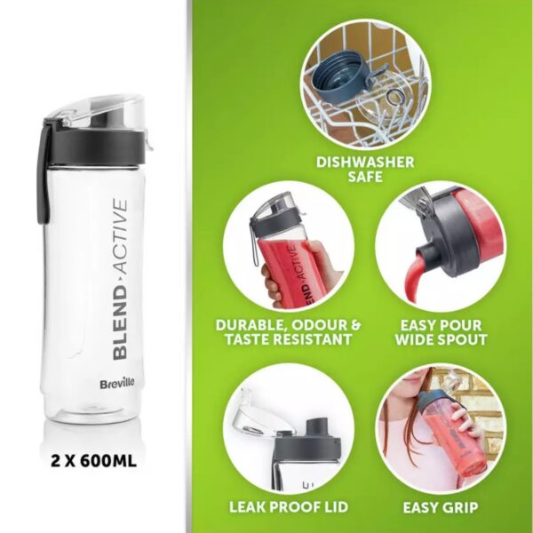 Breville VBL248 Blend Active Personal Blender Pink - Image 4