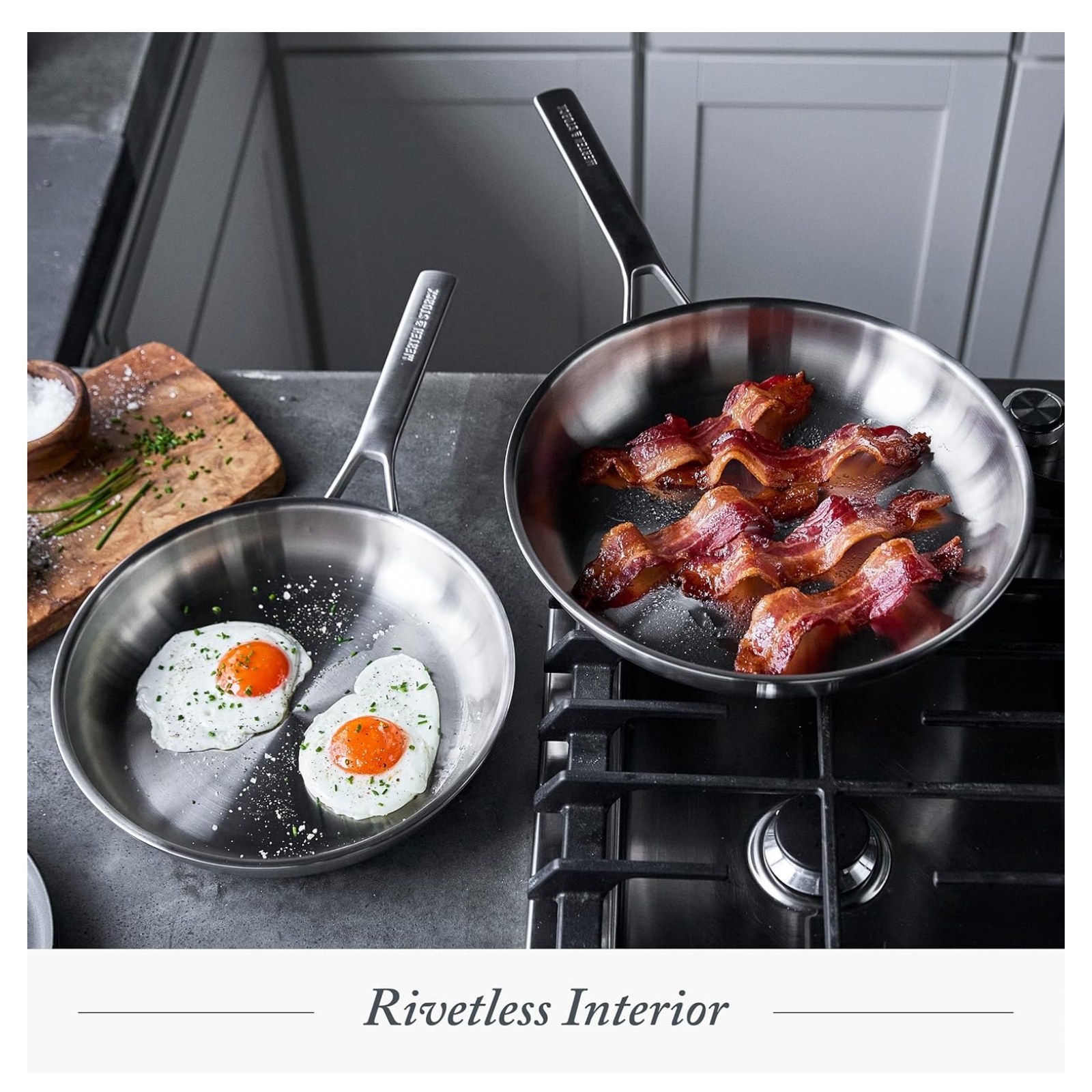 Merten & Storck CC005043-001 26 cm Fry Pan 3ply Stainless Steel Merten & Storck CC005043-001 26 cm Fry Pan 3ply Stainless Steel - Image 2