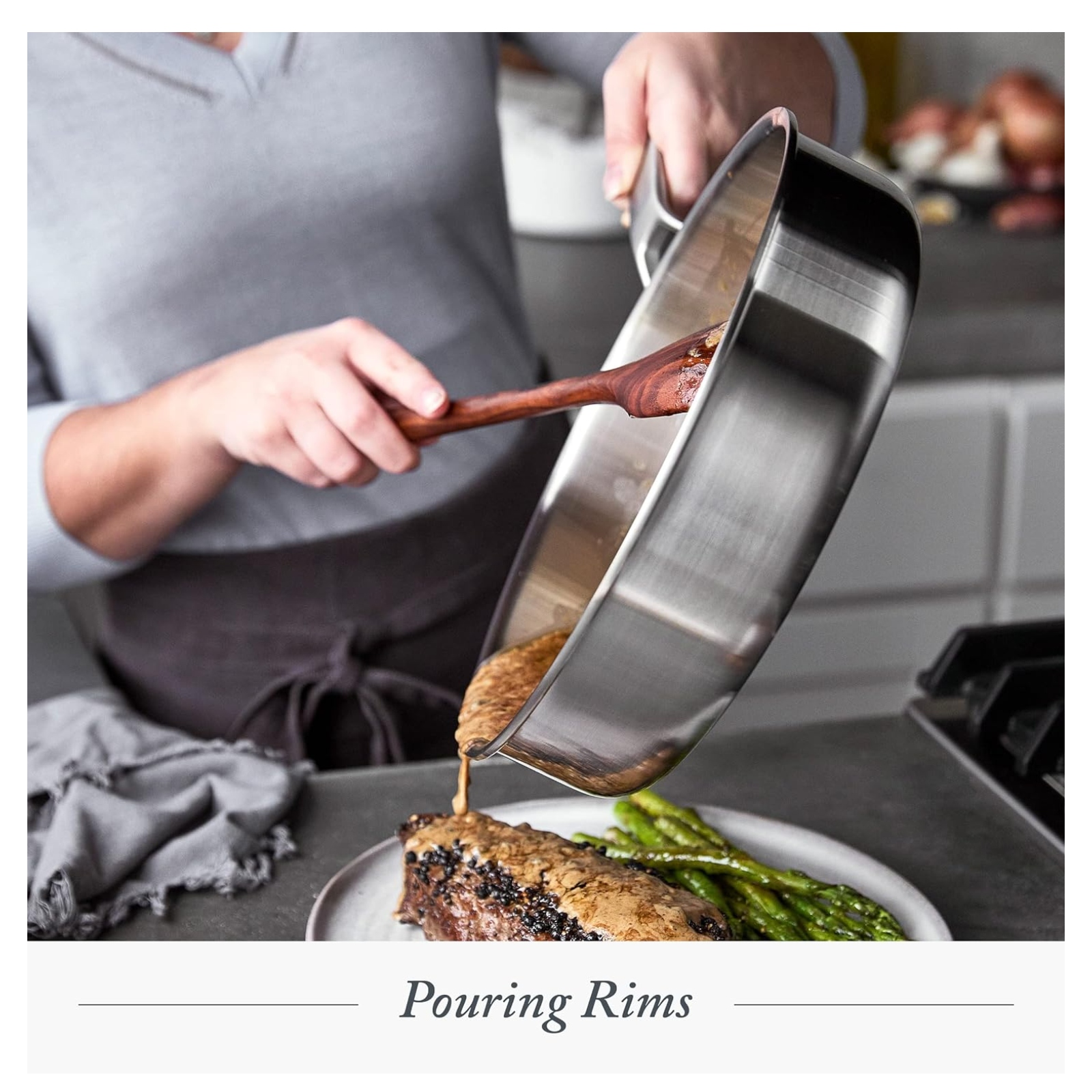 Merten & Storck CC005043-001 26 cm Fry Pan 3ply Stainless Steel Merten & Storck CC005043-001 26 cm Fry Pan 3ply Stainless Steel - Image 3