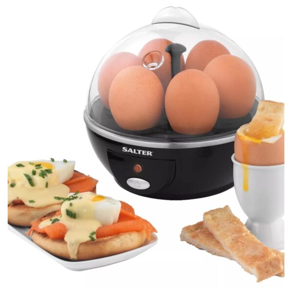 Salter EK2873  Six Egg Cooker  Black