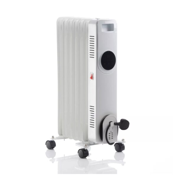 Daewoo HEA1889 1500w Oil Filled Radiator With Led Display White