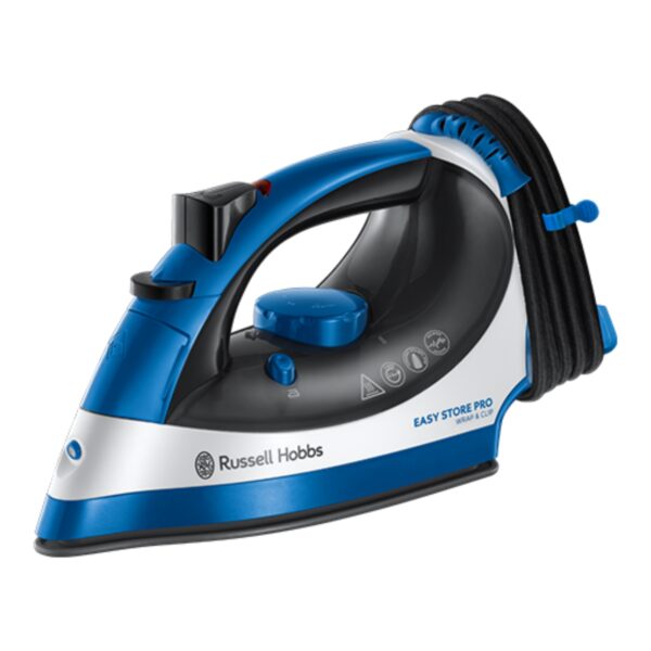 Russell Hobbs Easy Store Wrap & Clip Iron Blue