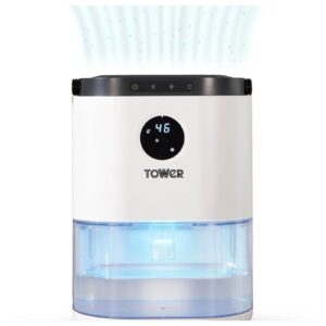Tower T674005 2.3L Dehumidifier With 48hours Timer White Tower T674005 2.3L Dehumidifier With 48hours Timer White