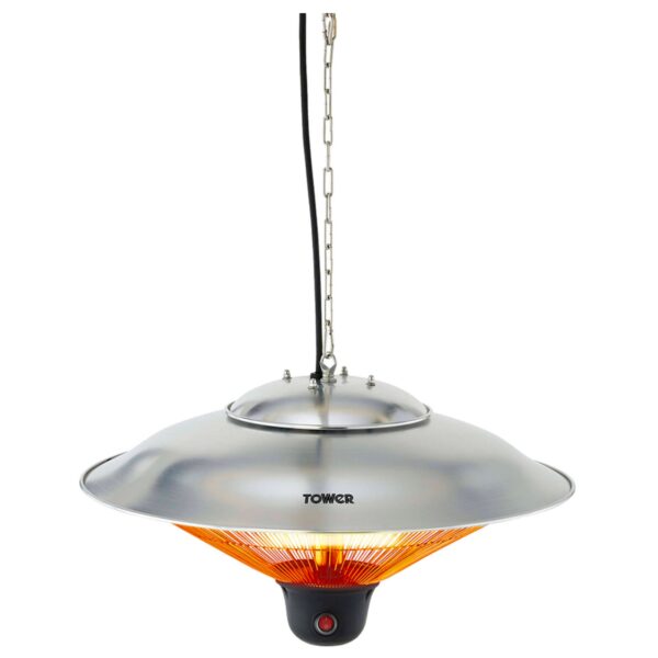 Tower  T978520 Astro 1500w Hanging Outdoor Patio Heater