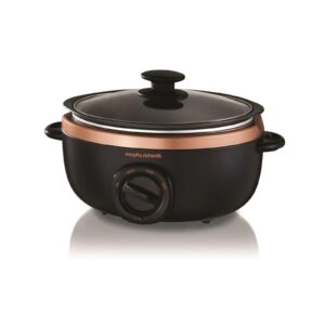 Morphy Richards 460016 Slow Cooker 3.5l Black/Rose Gold BD Morphy Richards 460016 Slow Cooker 3.5l Black/Rose Gold BD