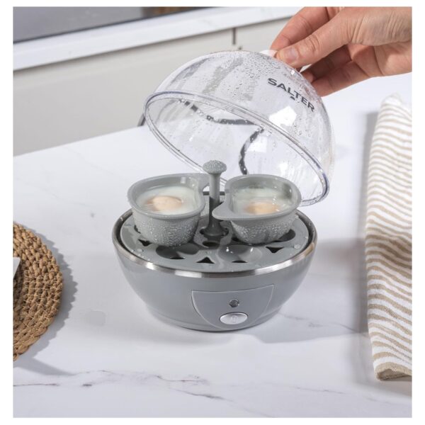 Salter EK6353 Egg Steamer Grey - Image 3