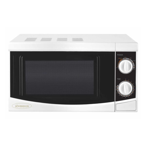 Sovereign MW802WSC 20Ltr Microwave Oven Stainless Steel Cavity White - BRAND NEW