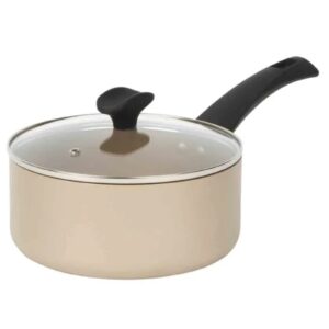 Salter BW11109EU7 Olympus Non Stick Coating 20cm Saucepan Gold (Cream) Salter Olympus Non Stick Coating 20cm Saucepan Gold (Cream)