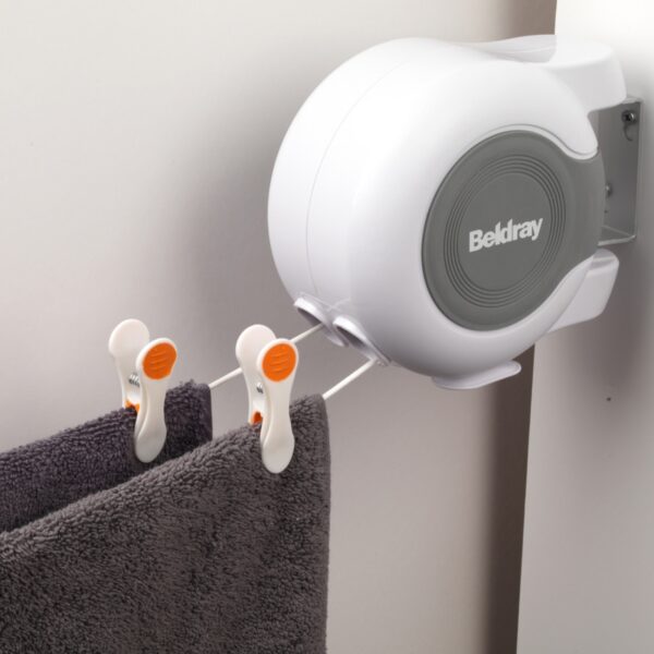 Beldray LA027016 Retractable Double Clothes Line White - Image 3