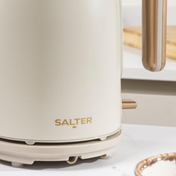 Salter EK6085OB 1.7L Pebble Rapid Boil Kettle Cream - Image 4