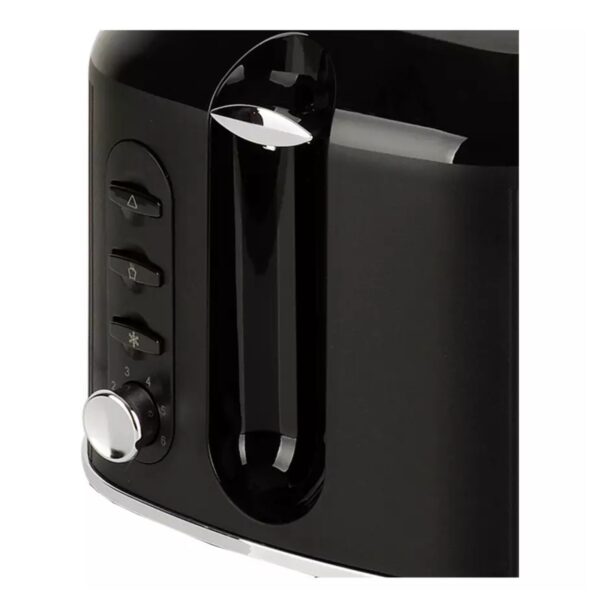 Cookworks 143000008 Black Texture Tilly 2 Slice Toaster - Image 2