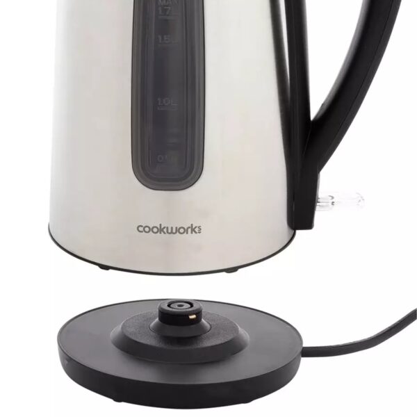 Cookworks KE01410-CE Jug Kettle Silver - Image 2