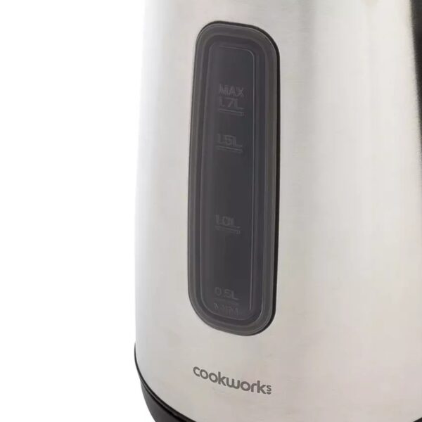 Cookworks KE01410-CE Jug Kettle Silver - Image 4